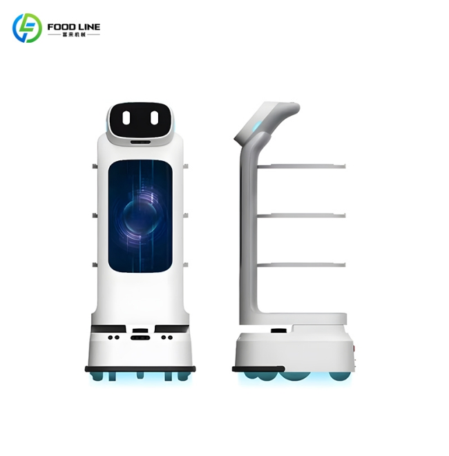 Restaurant Indoor Auto - Delivery Intelligent Obstacle Avoidance Food Service Robot