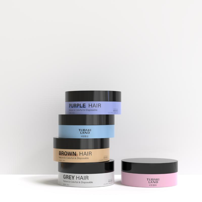 Private Logo OEM Manufacturer 80ml Nature Colorful Disposable Hair Clay