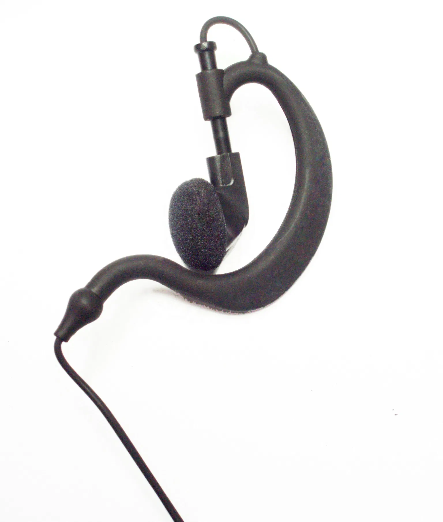 G Shape Ear Hook Hand Free Earphone with Separated Microphone Ptt for Two-Way Radios