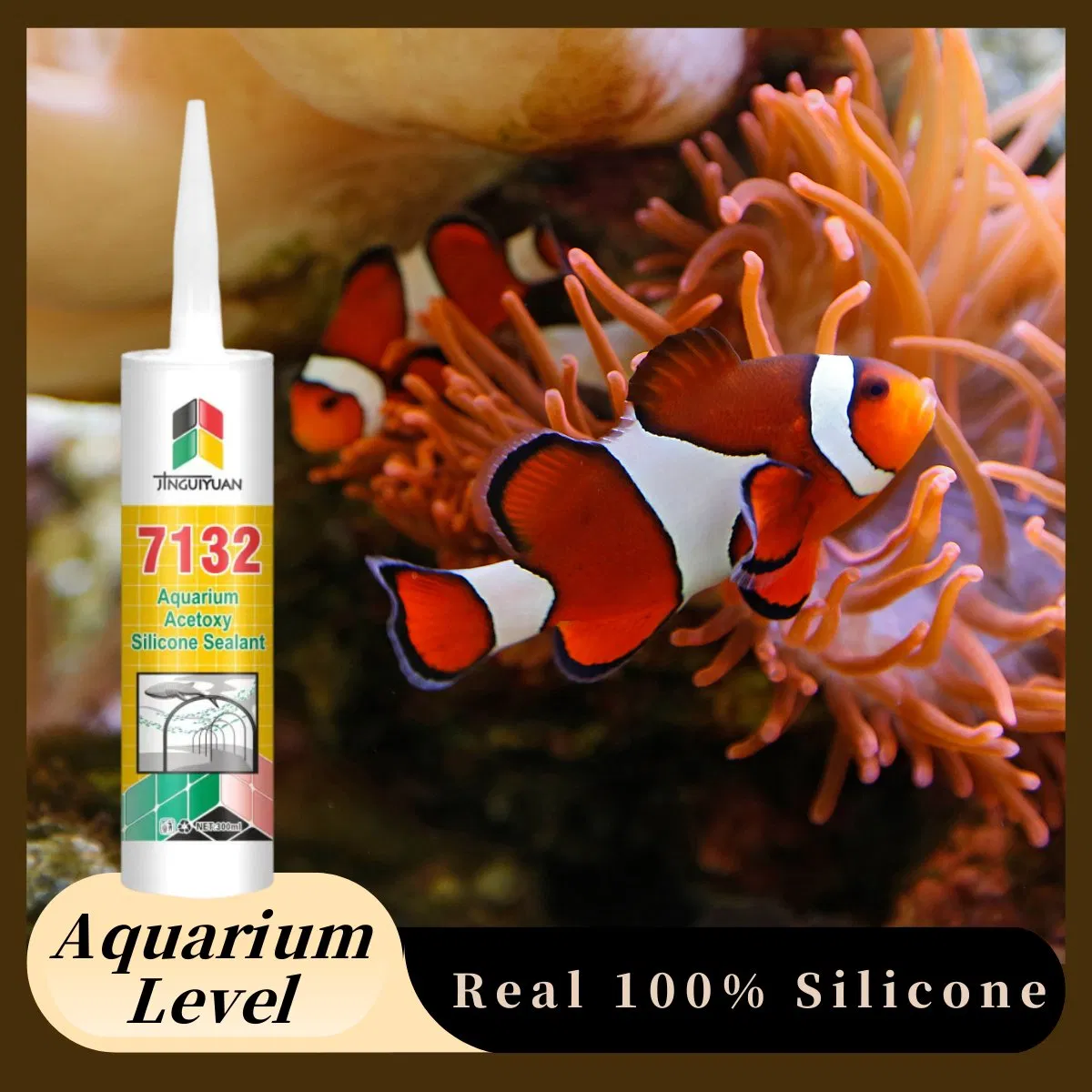 Topsen 100% Silicon Sealant Glass Wood Utensils Weatherproof Waterproofing Silicone