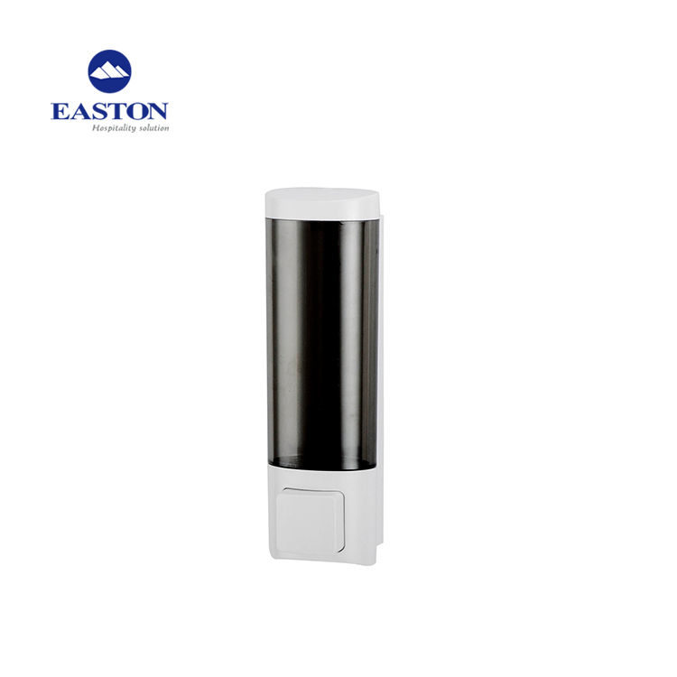 Hotel Bathroom Wall Mounted Plastic Double Shapoo Liquid Dispenser