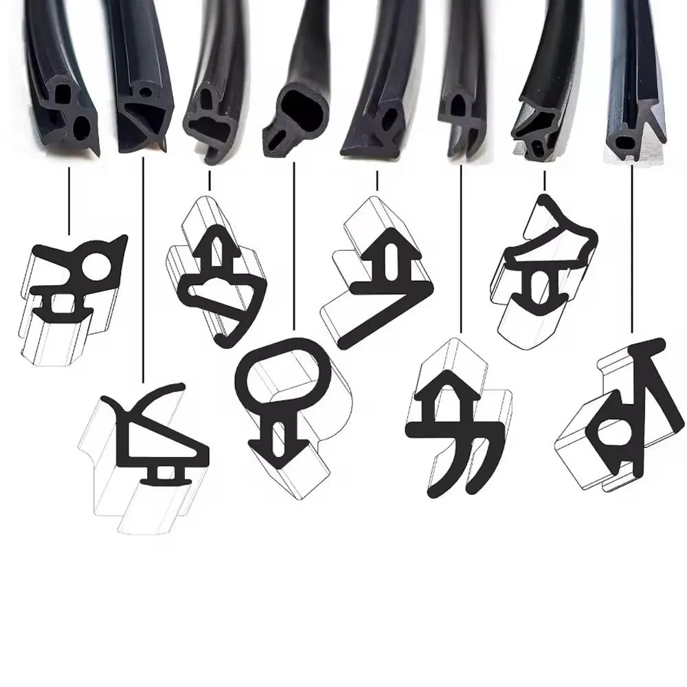 EPDM Extrusion Glass Curtain Wall Rubber Gasket Weather Sealing Strip