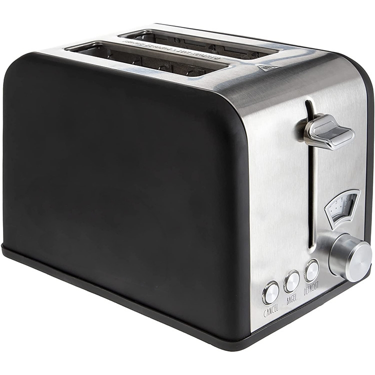 Stainless Steel Electric Smart 2 Slice Hamburger Bun Sandwich Bread Toaster