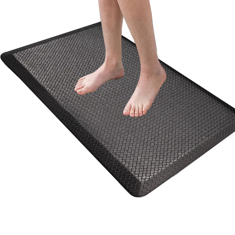 Factory Custom Design 16mm 21mm 24mm Thickness PVC Anti-Fatigue Kitchen Mats for Floor