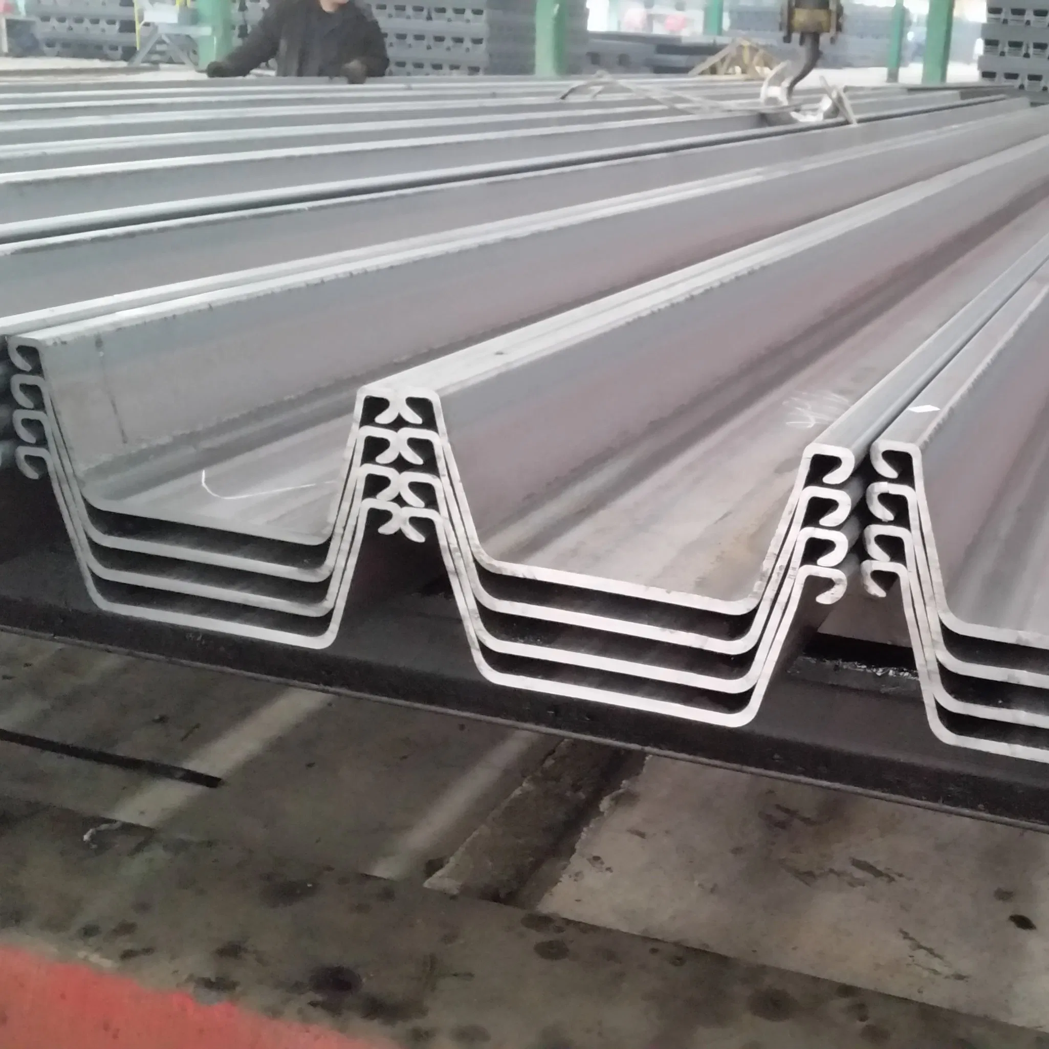 Steel Sheet Piles U Z Type Type 2 Type3 Steel Sheet Pile
