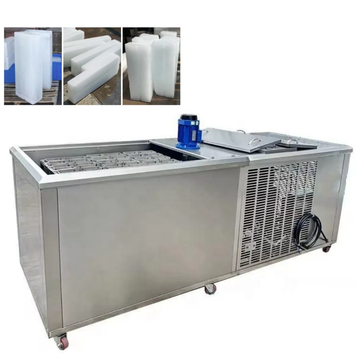 High Efficiency 2t Large Capacity Industrial Ice Block Machine Big Ice Maker