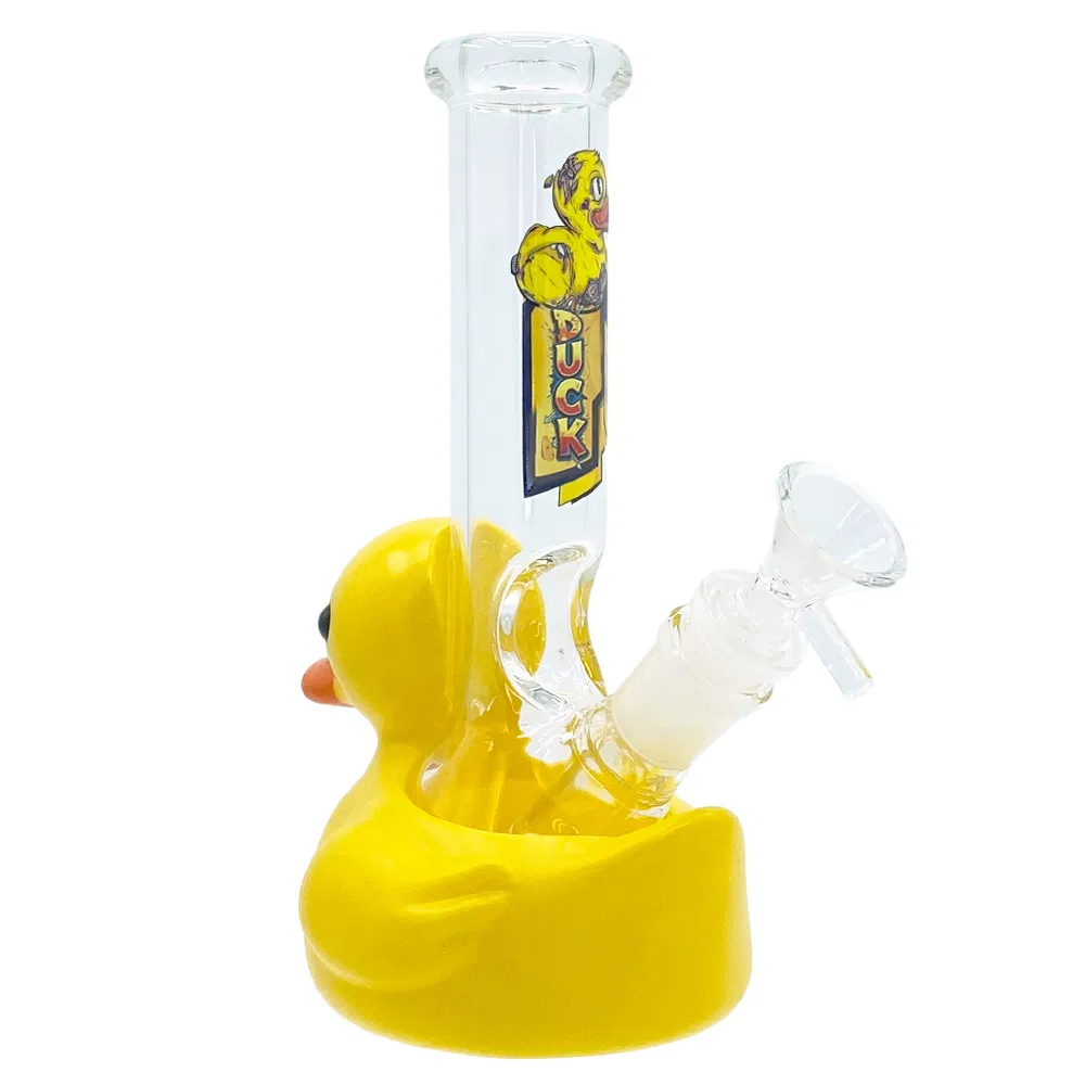 Yellow Duck Design Smoking Silicone Water Spipe 
