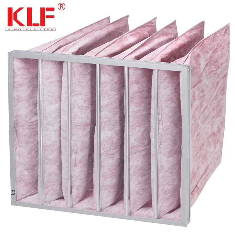 Customized Merv10-12 Pleated Ahu Pocket Bag Filter