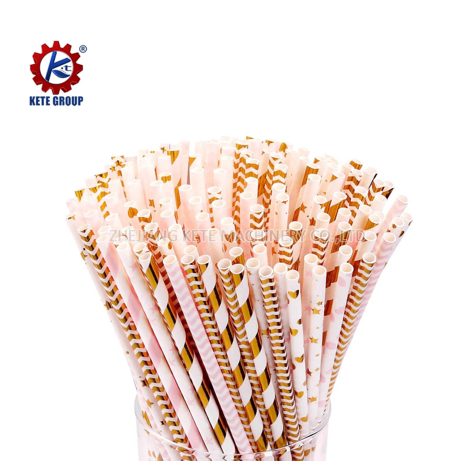 Paper Straw 10-12mm Individually Wrapped Disposable Eco Friendly Biodegradable Paper Straws