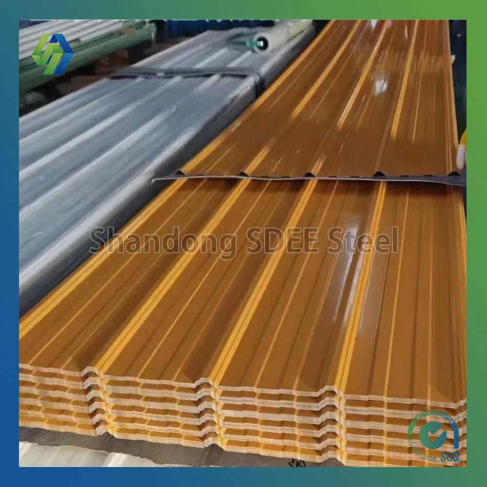 Premium Green Coated Galvanized Roofing Tiles for African Markets