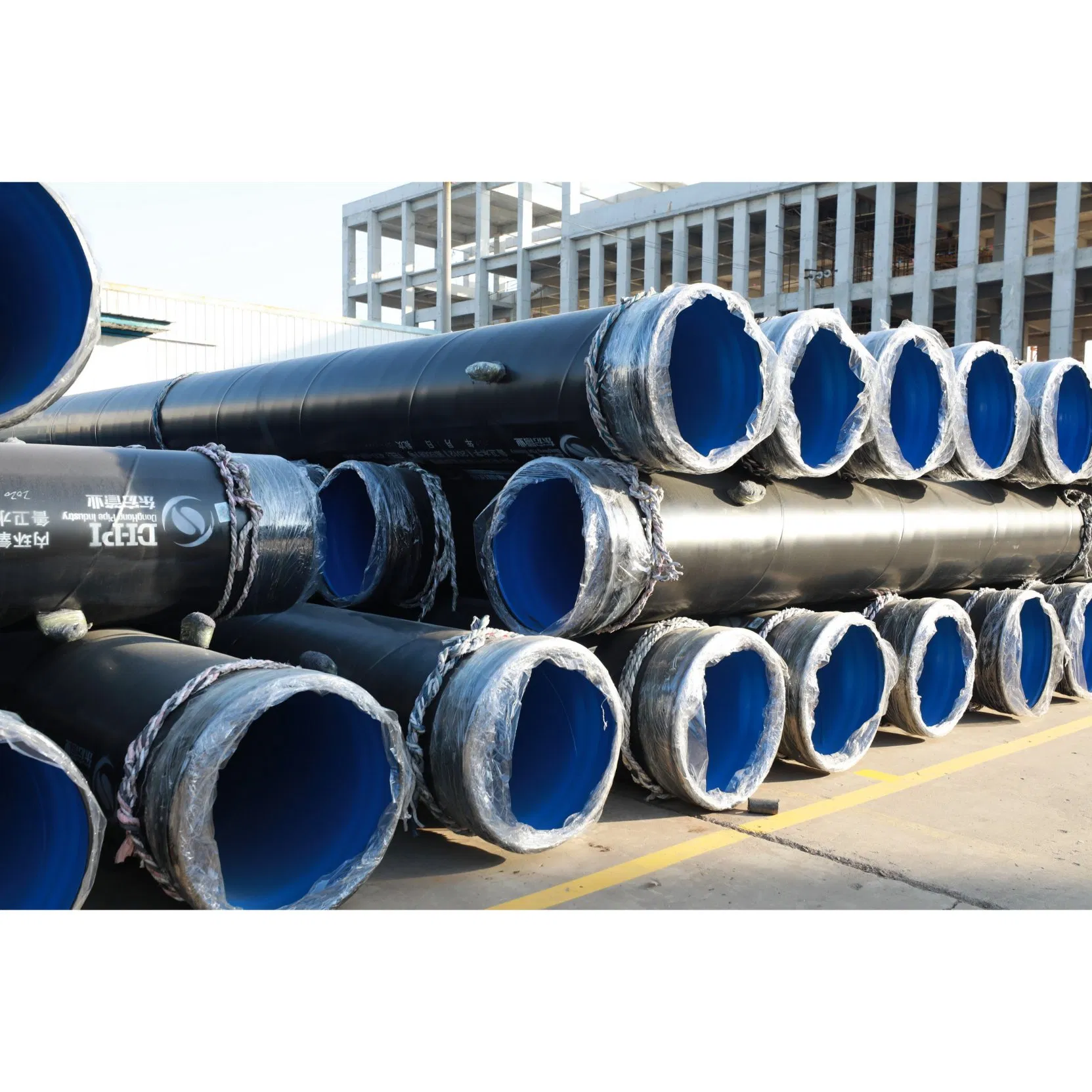 Стальная спиральношовная труба DN1200 с эпоксидным покрытием