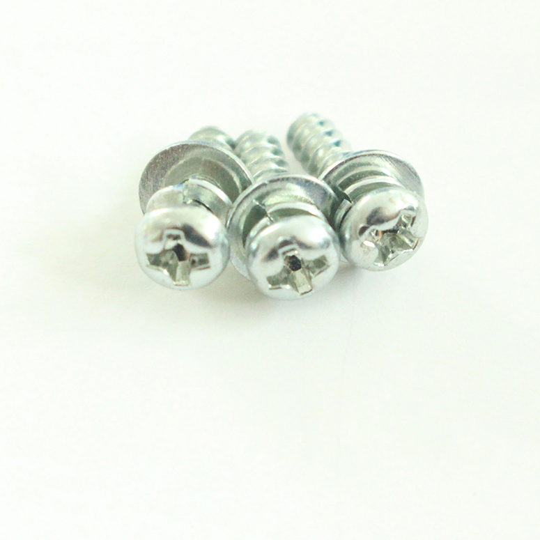 High Quality Cylindrical Head Phillips Head Hand-Tightened Knurled Machine Screw with Washer