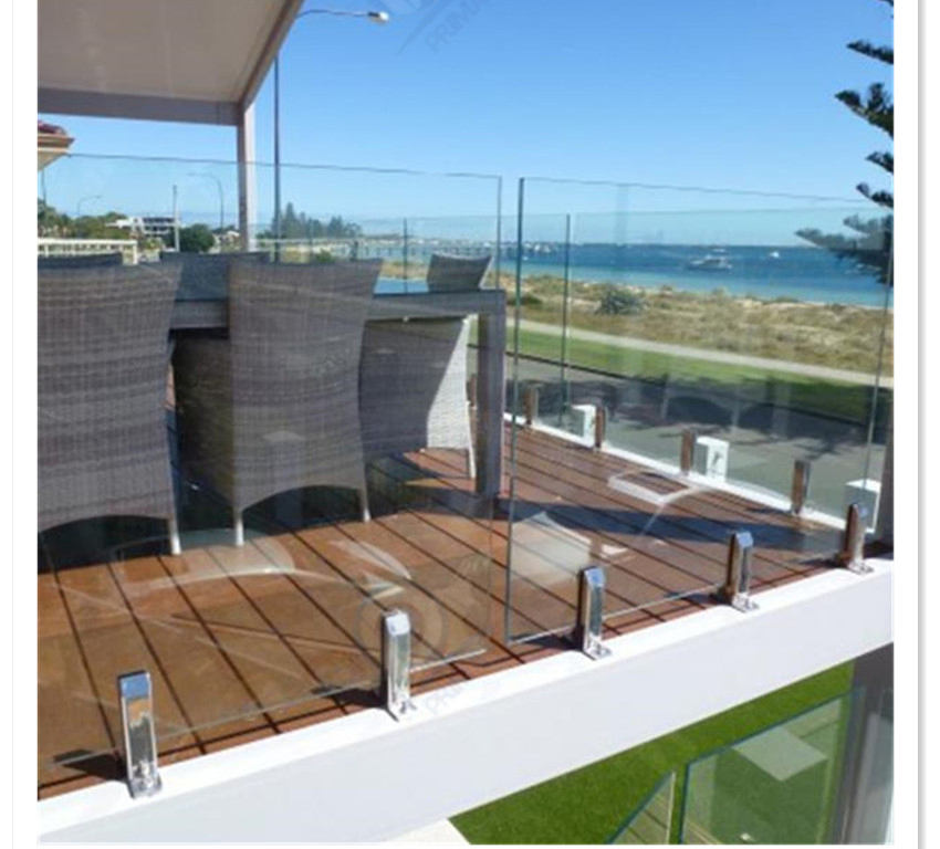 Orient Glass Railing Balcony Stairs Stainless Steel Frameless Villa Spigot Glass Railing