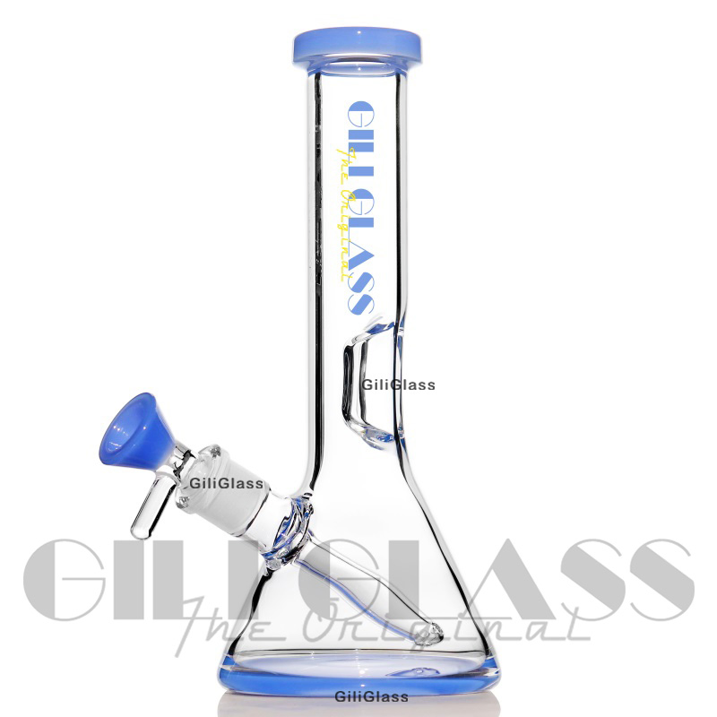 Gili-171 Giliglass 8 Inches Wholesale Beaker Sweet Puff Glass Smoking Pipe