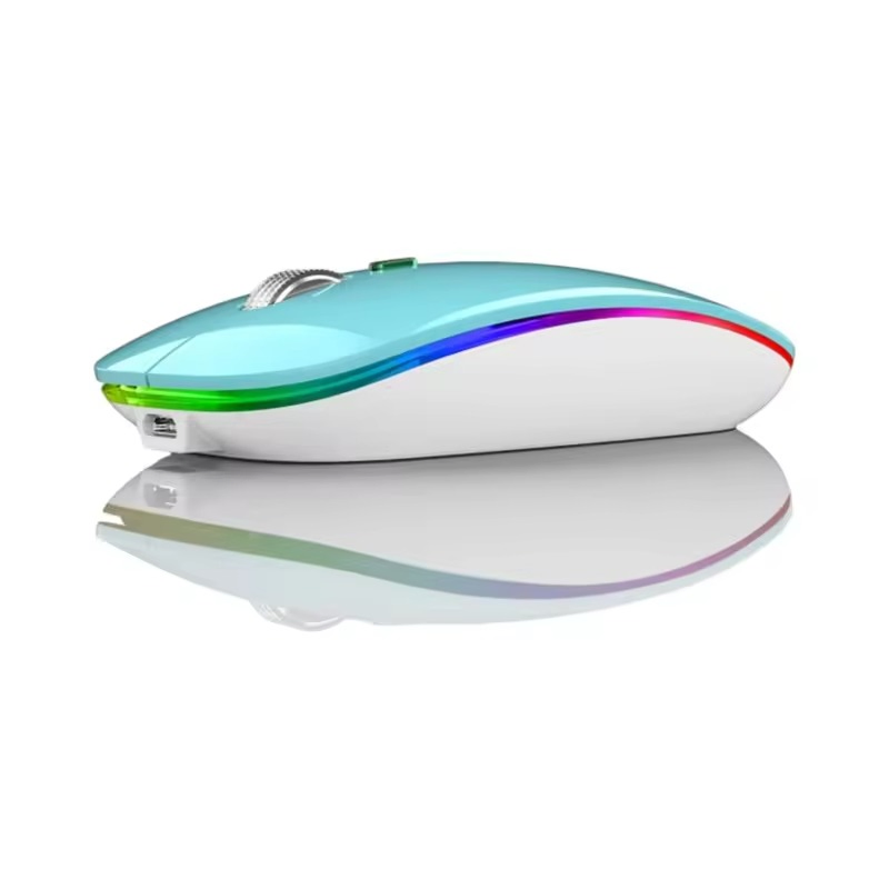 Promotional Rechargeable Slim Portable Design LED Wireless Silent Mouse
