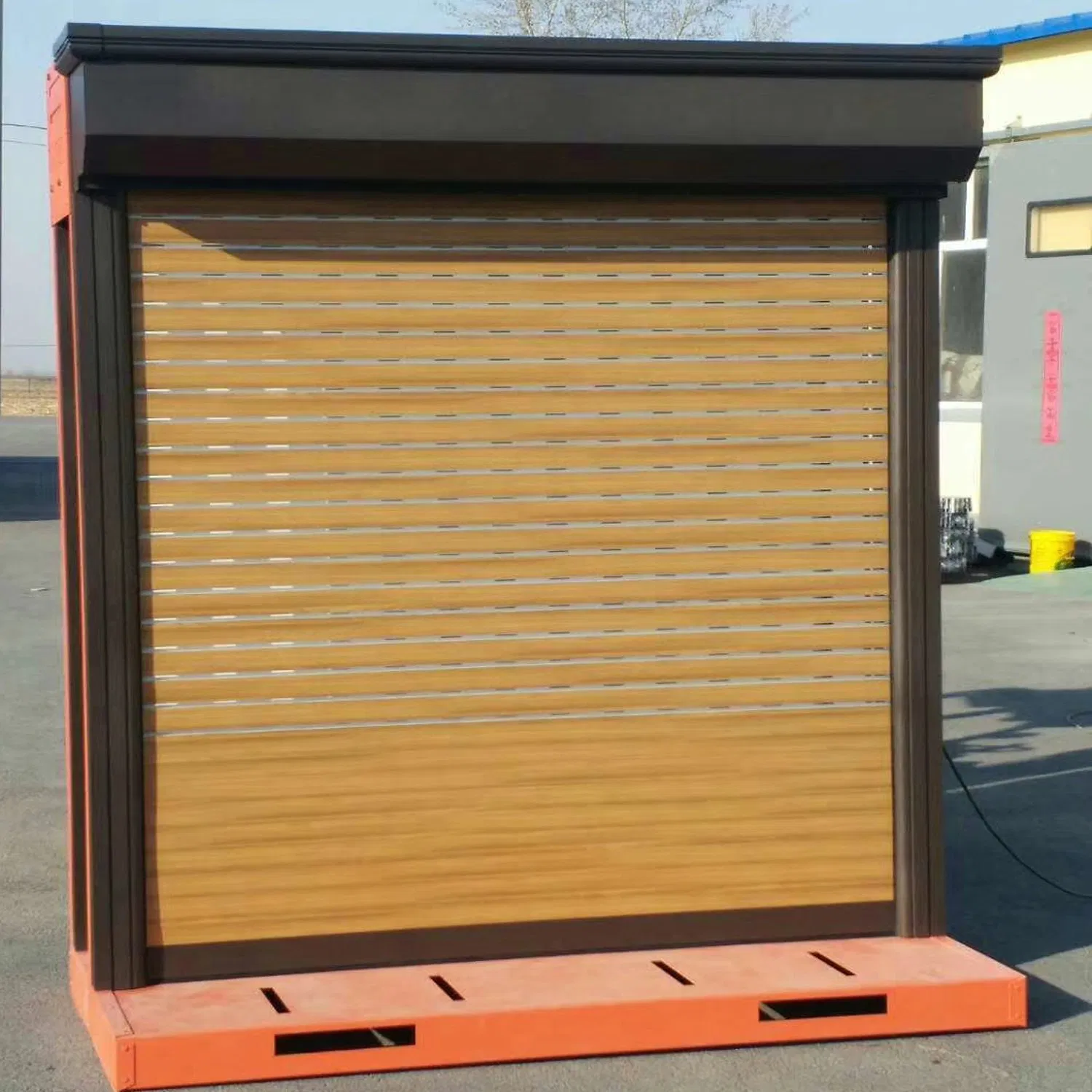 Inorganic Cloth Fireproof Rolling Industrial Shutter Doors Exterior Door Shutters