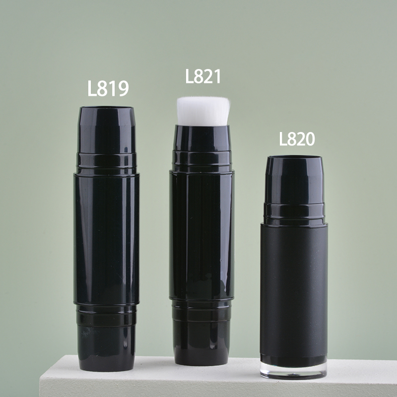 3G 12g Waterproof Dual-Head Brush Foundation Stick Container Lipstick Makeup Stick Tube with Brush