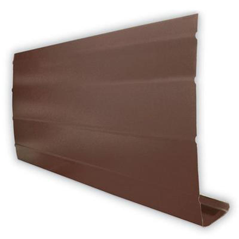 10 FT X 6 Inch Aluminum Fascia Cover in Black
