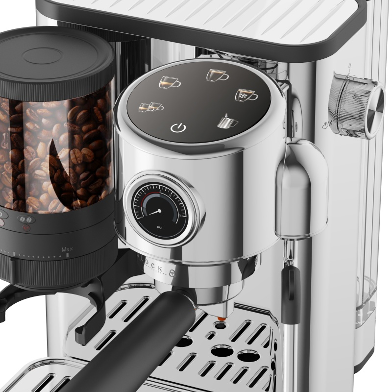 Coffee Machine Spare Parts 3 in 1 Coffeemaker Professional Coffee Machine Cappuccino Espresso Latte