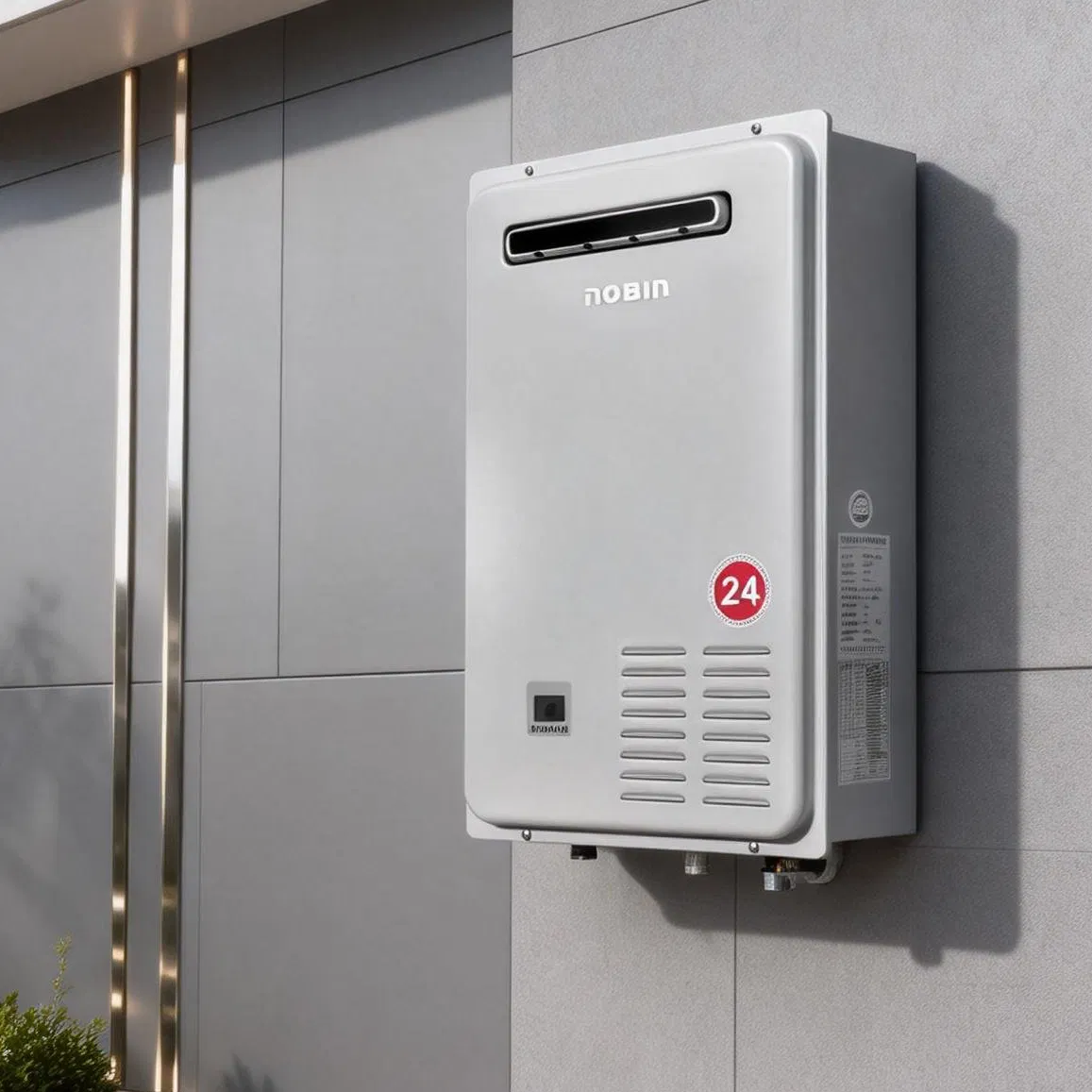 Outdoor Forcedexhaut Compact Gas Water Heater with 24L Hot Water Output