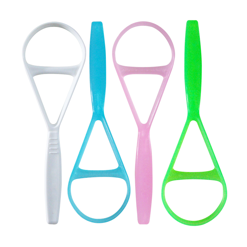 Cheap Dental Care Tongue Scraper Tongue Cleaner with Hanging Handle