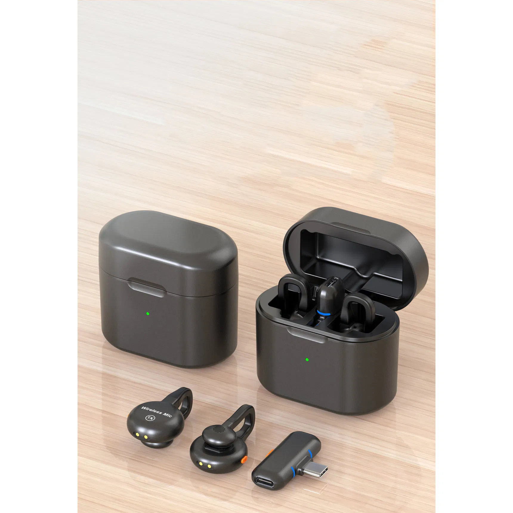 Беспроводной клипсовый микрофон с шумоподавлением