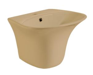 Pedestal Modern Ceramic Sink Floor Standing Bathroom Ceramic Wash Basin