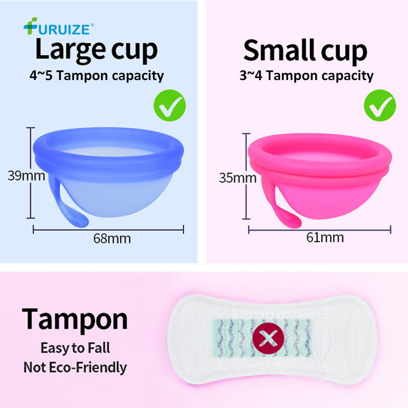 Private Label Menstrual Disc with Ring Diso Black Menstrual Disc