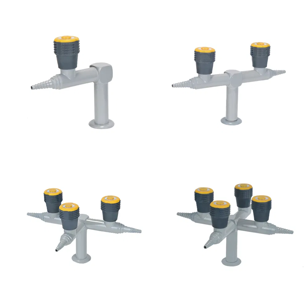 Лабораторный газовый кран двойной MAX-GF