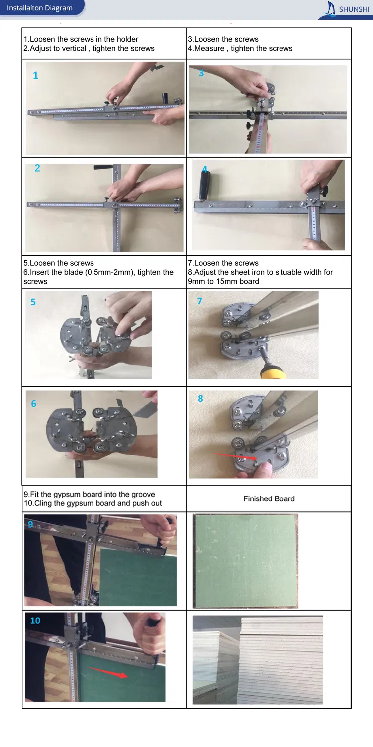 Gypsum Board Cutter Aluminium Hot Sales East Using