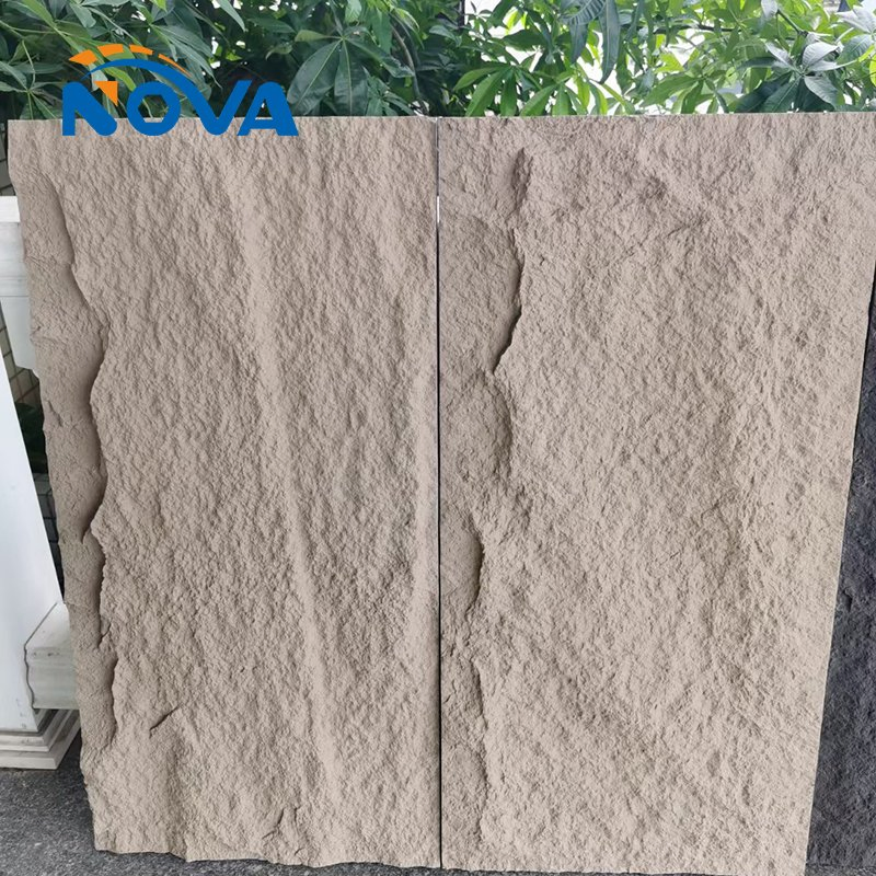 PU Stone Faux Artificial Rock Stone 3D Exterior Wall Decor Board