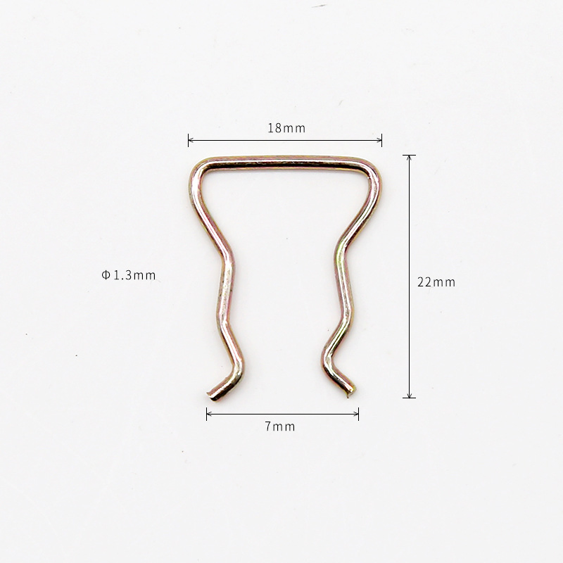 Customized Steel Wire Formed Clothes Clip Pattern Open Foot Spring