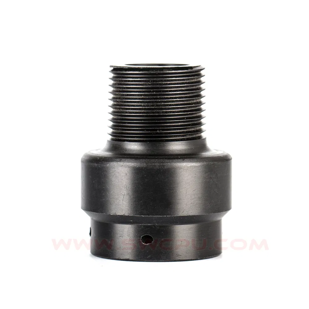 Compression Molding Abrasion Resistant Threaded Plastic Flange Bushing