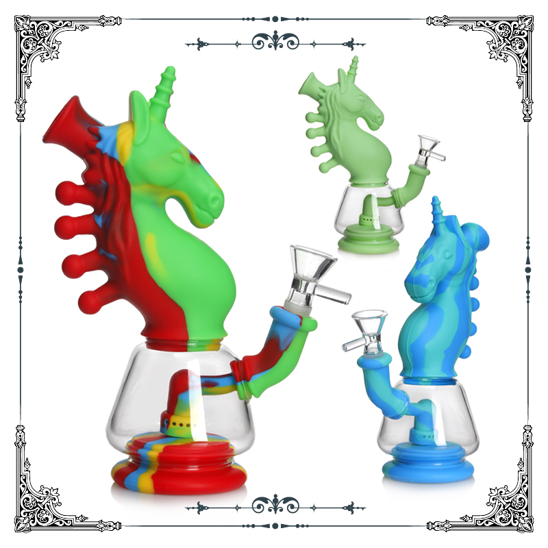 Phoenix Star Silicone Pipe Pocket Hand Pipe Mixed Colors Sweet Puff Hookah Smoking Pipe Wholesale Price