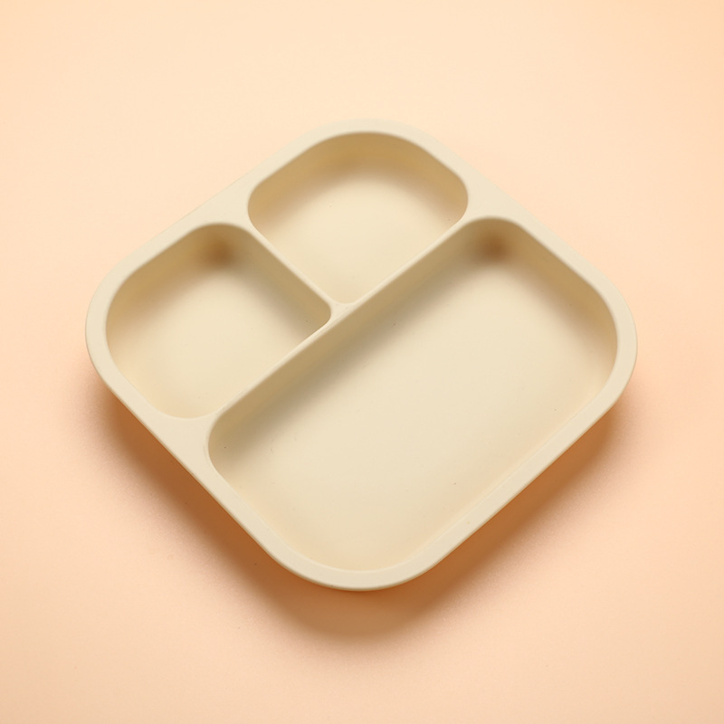 Wholesale OEM Baby Dinnerware Suction Tray Mold Silicone Plate for Kids