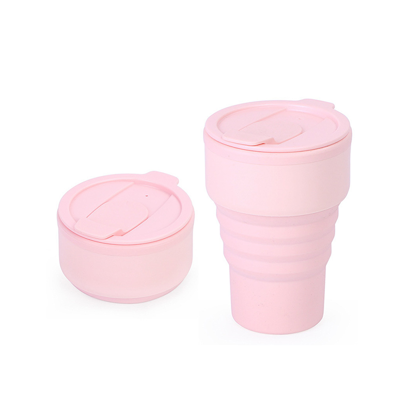 Складная силиконовая кружка для путешествий, 16 oz