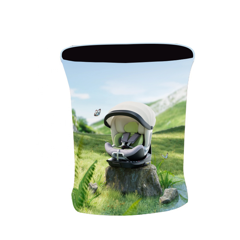 Trade Show Exhibition Tension Fabric Podium Display Logo Brand Counters