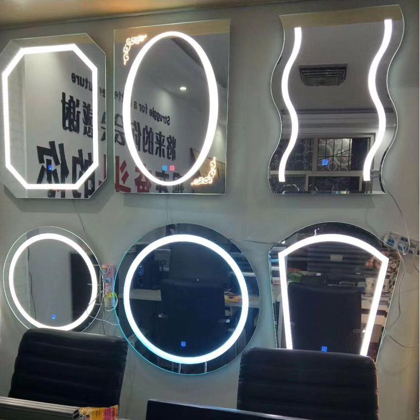 Wholesale High Definition Reflection Bathroom Mirror Glass Anti-Fog Shatterproof Easy to Clean