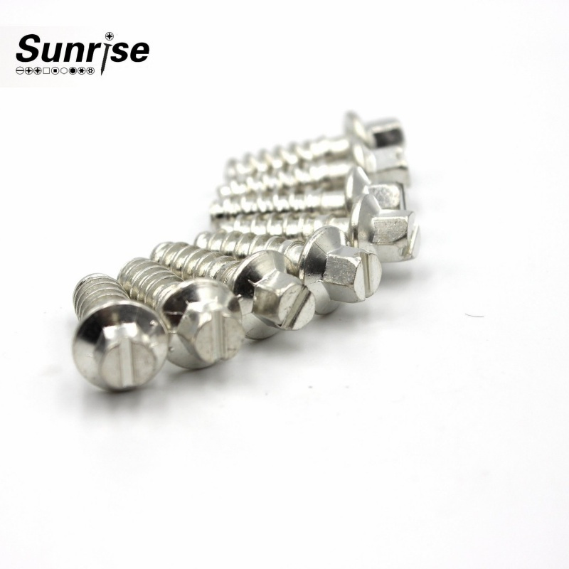 Хомут винтовой из нержавеющей стали 304 с никелированием