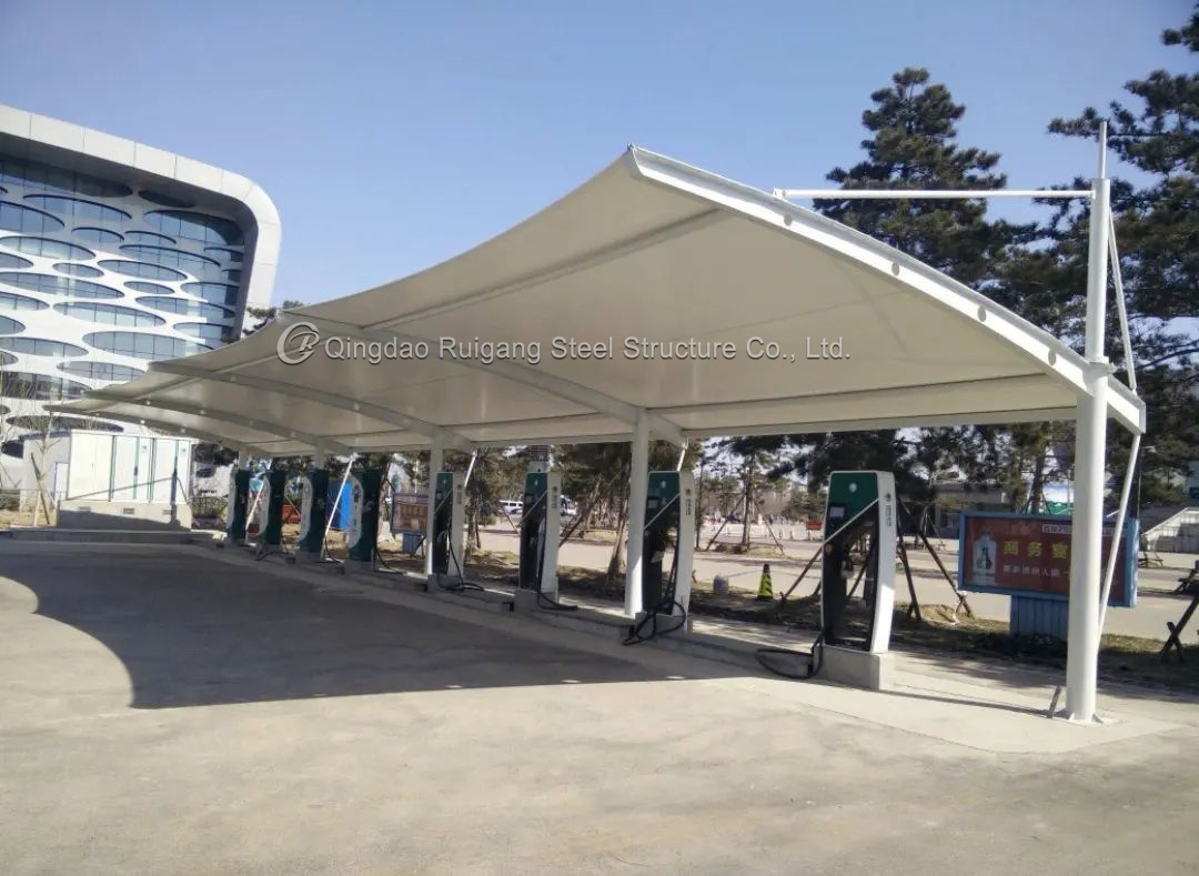 Hot Sales Prefabricated Light Metal Car Garage Steel Construction Prefab Steel Structure Carport for Sale