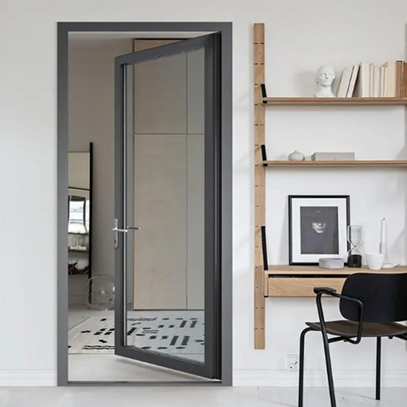 8% Discount Modern Design Aluminium Narrow Frame Double Glazing Tempered Glass Casement Window and Door for House