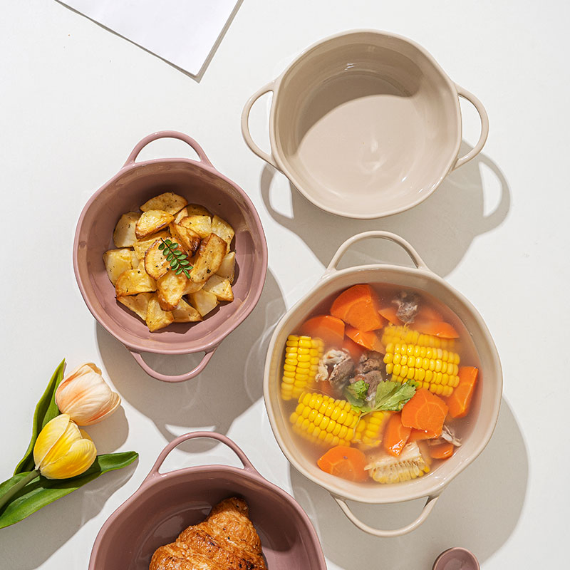 Ceramic Bowl Large Soup Serving Bowl for Restaurant Ramen Noodle Bowl