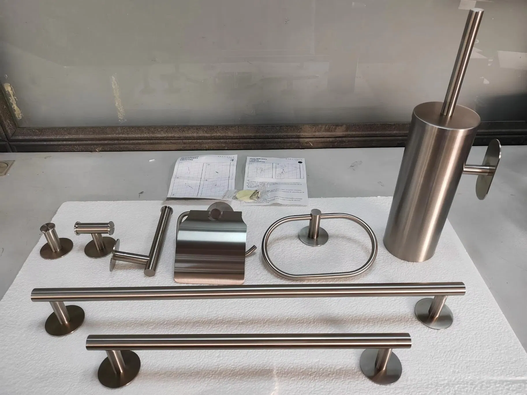 Набор держателей для туалетного ершика из нержавеющей стали 304