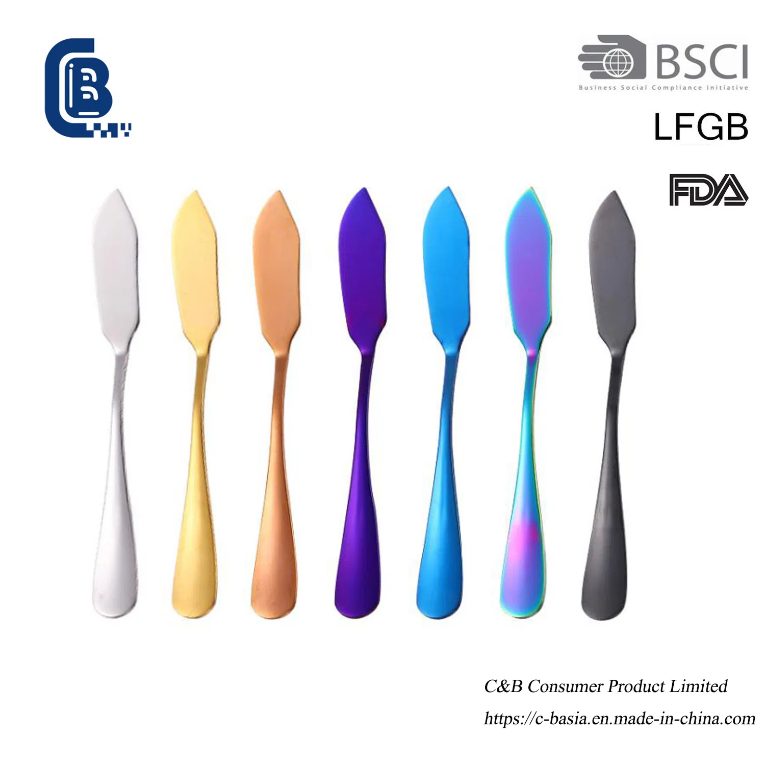 Лопатка для джема с ножом для масла и сыра