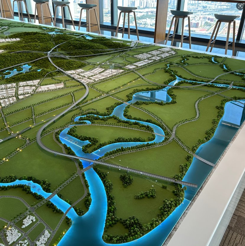 Efficient and Precise Modular Sand Table Model for Easy Adjustment of Planning Layout