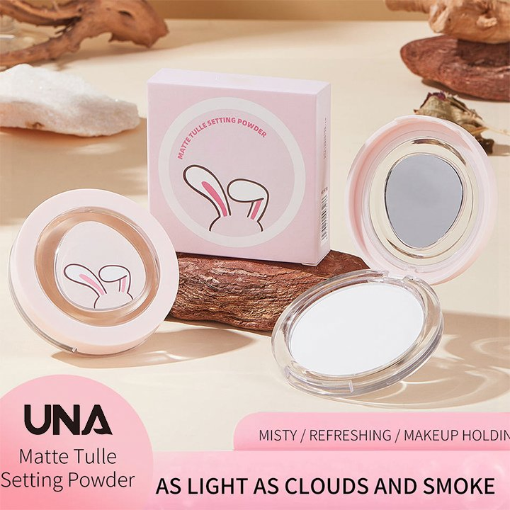 Matte Light Mist Foundation Delicate Smooth Oil Control and Pore-Improving Natural Setting Powder