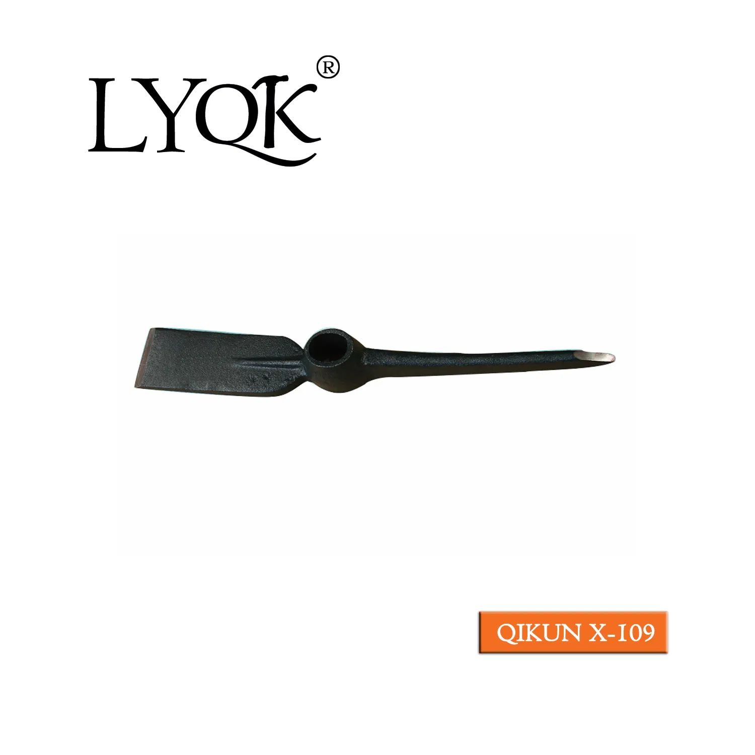 X-109 High Quality Rail Steel 65mn Agriculture Farm Garden Hardware Hand Tools Pick Head Mattock Pickaxe