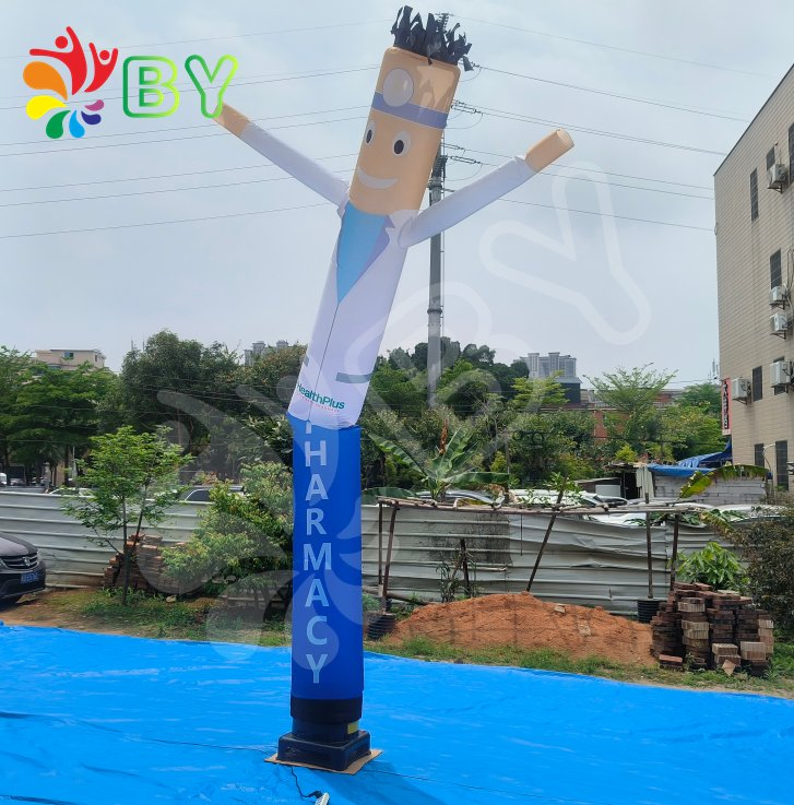 Party Cosplay Walking Wear Blow up Sky Dancer Costumes Advertising Inflatables Tube Man Inflatable Air Dancer Costume