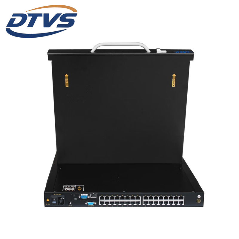 KVM-консоль 17/19 дюймов с LED-дисплеем, 8/16/32 порта Cat5