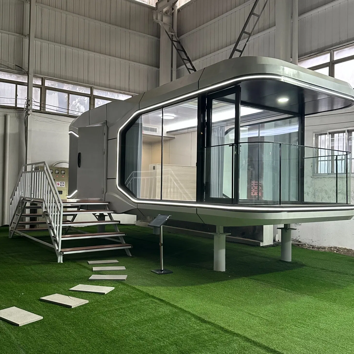 Prefab House Space Capsule Container Home Tiny Luxury Capsule House